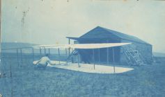 Orville Wright glider flights - Cyanotype #17